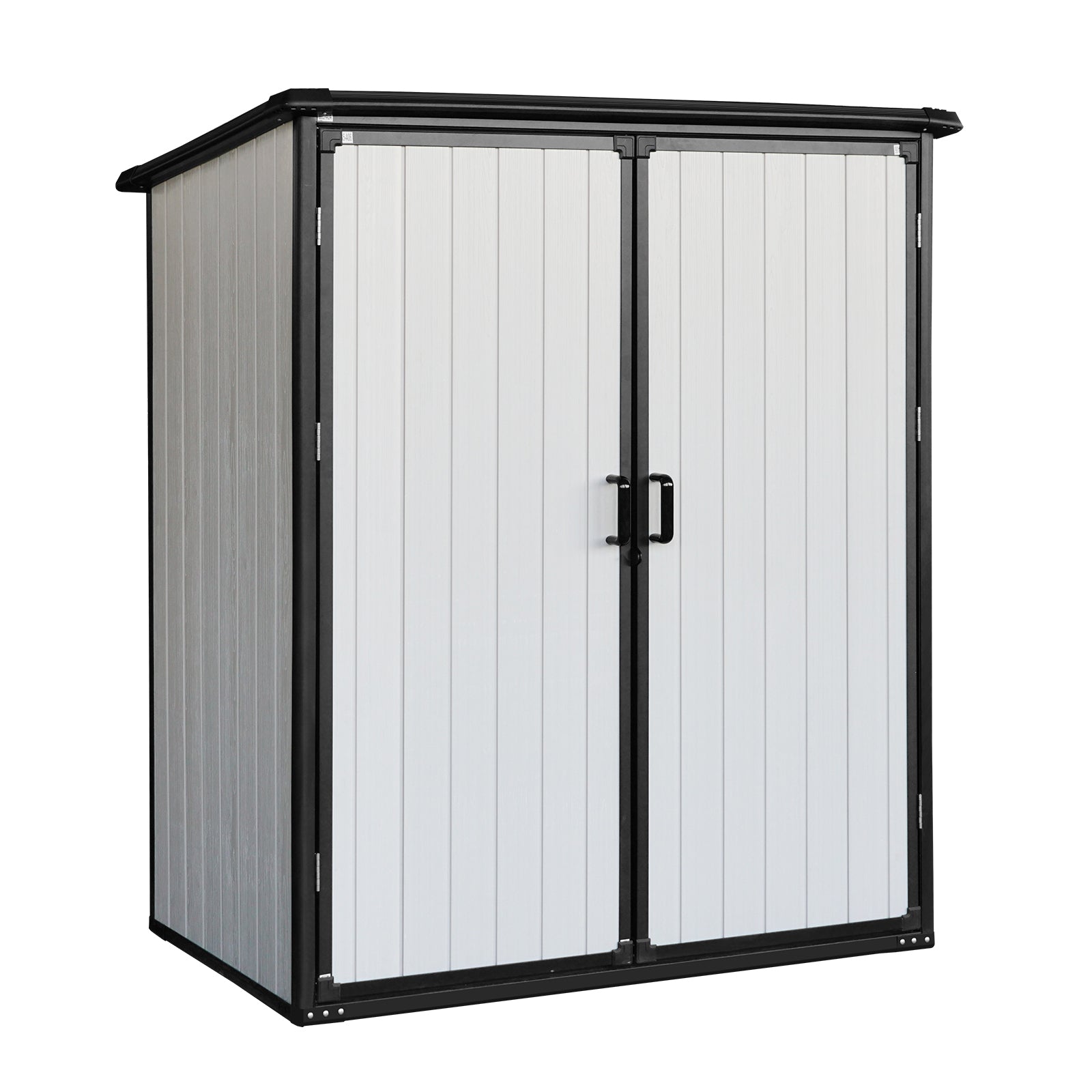 5x3FT Outdoor Storage Shed Waterproof Resin Cabinet with Lock